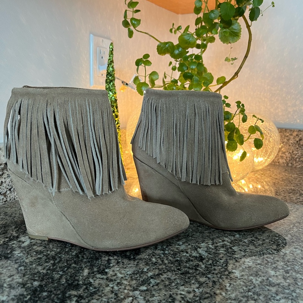 Chinese Laundry Fringe Booties